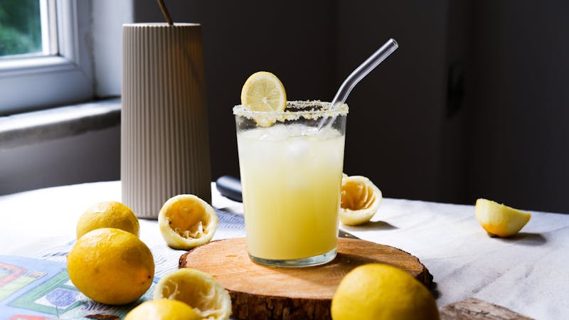 House-made lemonade drink at Cafe Rio